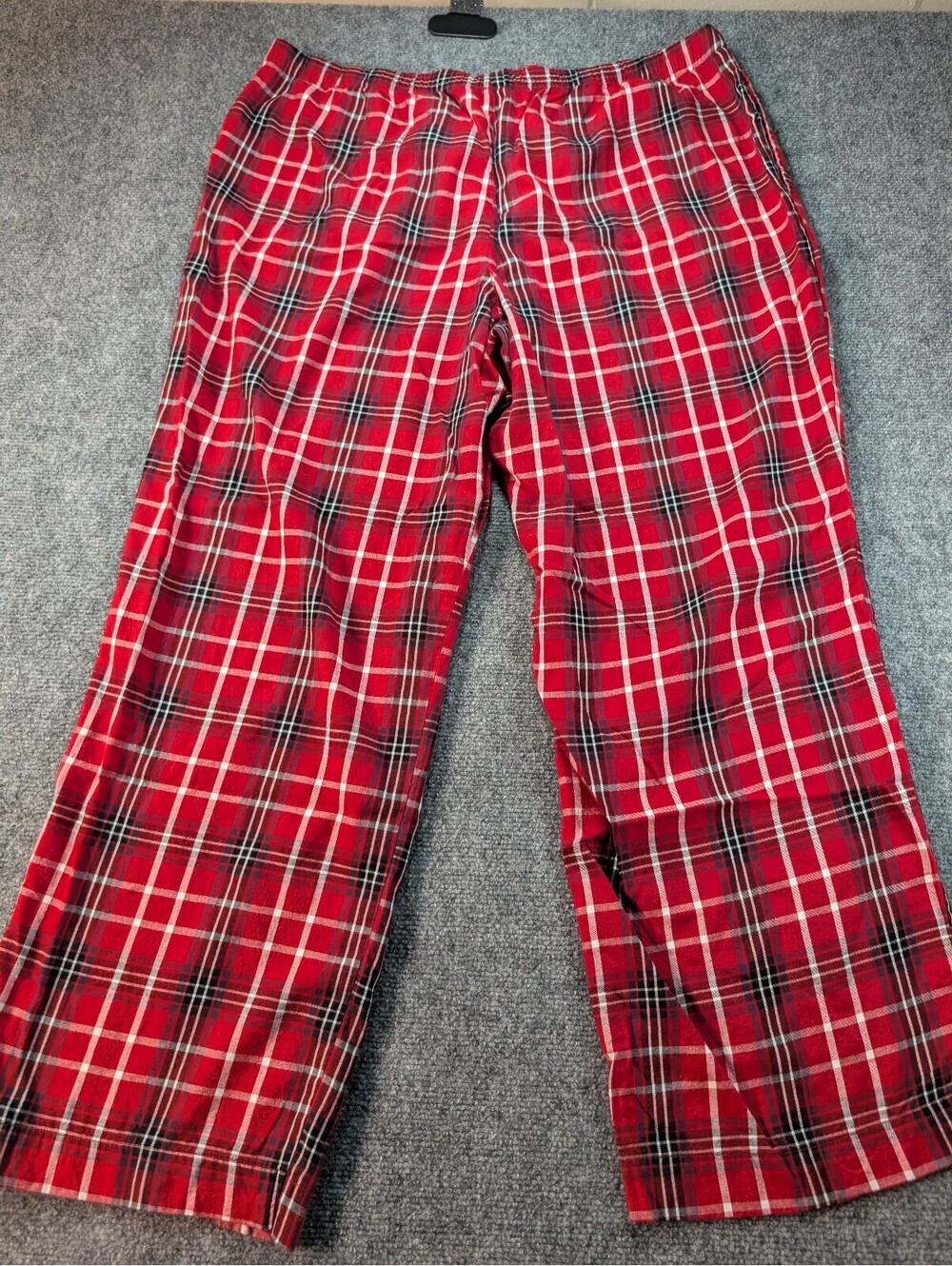 PINK Victoria's Secret Women's XXL Red Plaid Lounge Pants Pajamas Sleepwear